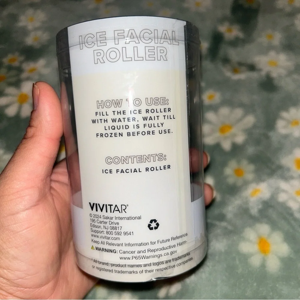 Ice Facial Roller - Blue and Gray